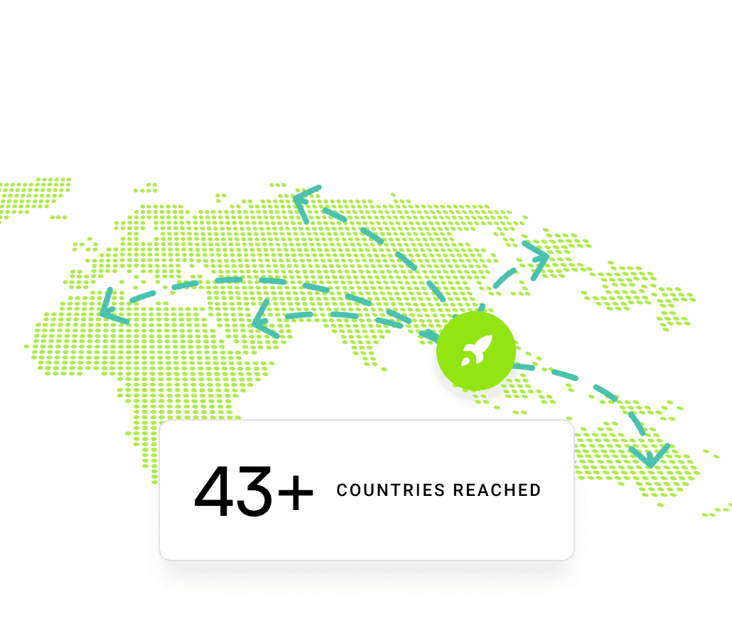 Step 3: Expand your reach with targeted precision via our B2B delivery network.